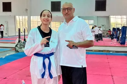 فيروز حسام تحصد المركز الأول في تجارب منتخب الناشئين للتايكوندو